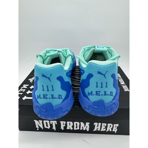PUMA x LAMELO BALL MB.03 Lo Team Size 14 HyperLink Blue New In Box - Picture 6 of 9